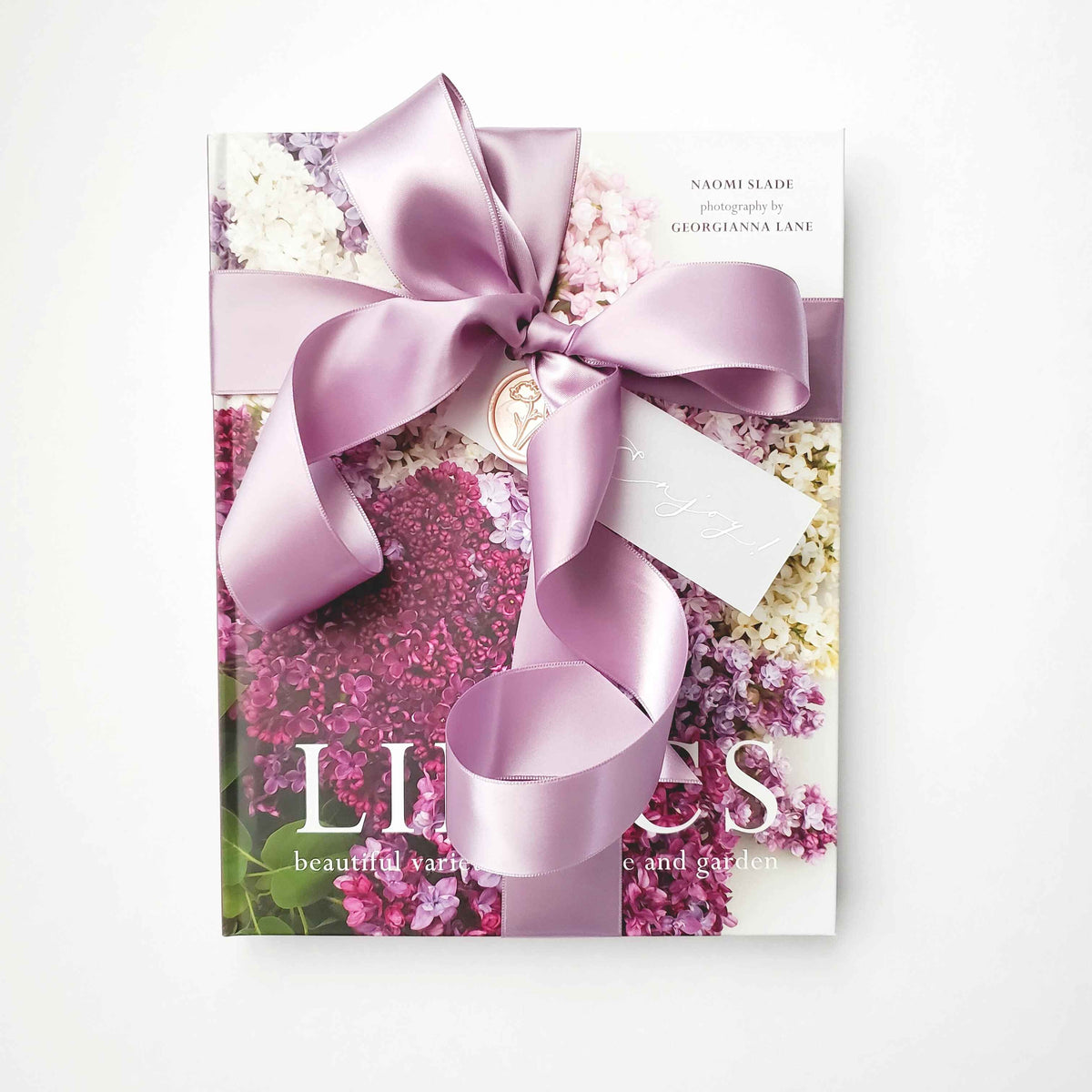 Georgianna Purple Rose Wrapping Paper