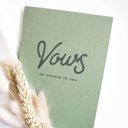 Wedding Vows Notebook Set